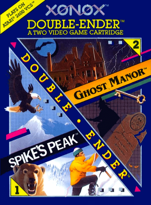 Ghost Manor & Spike's Peak box art for Atari 2600